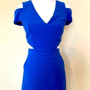 Bebe Blue Mini Dress